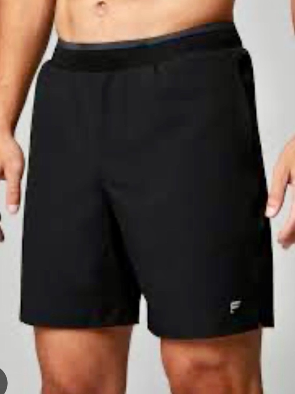Fabletics Fundamental II Men's Black Cargo Shorts